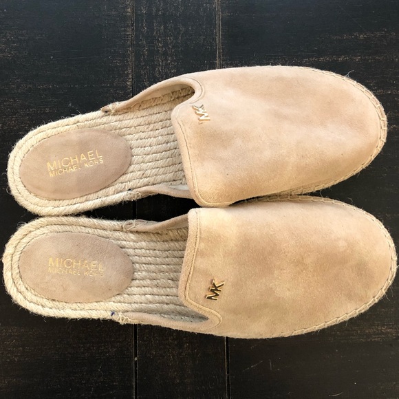 michael kors hastings suede espadrille slide